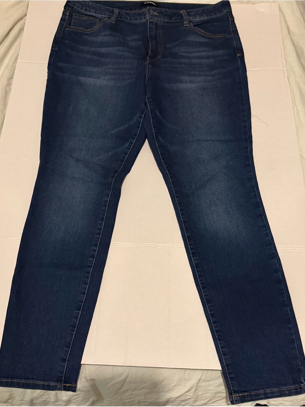 #181 d. jeans Dark Blue Straight Leg Women’s Jeans
